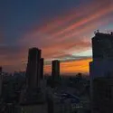 パークタワー池袋イーストプレイス バルコニーからの眺望　富士山を臨む(天候による)
