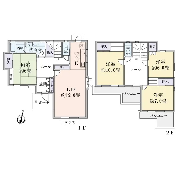 芦屋市新浜町 間取図