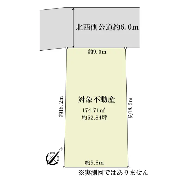 日進市東山５丁目 区画図