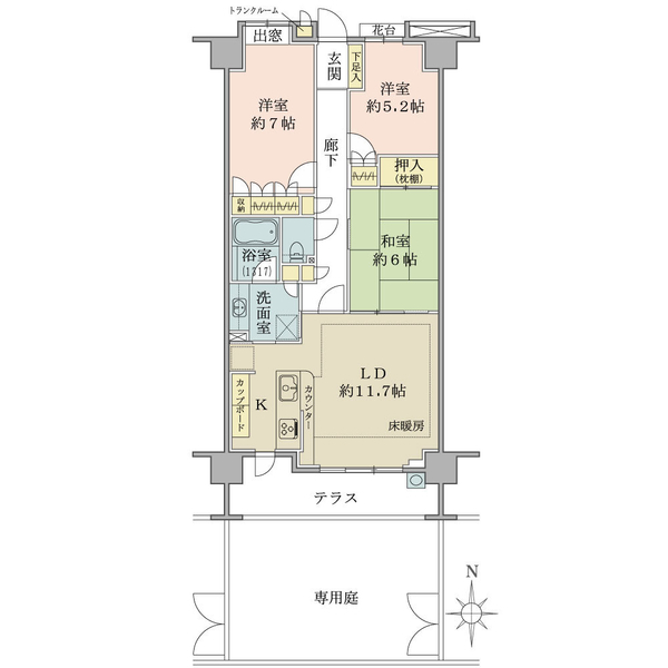 ソフィア西台 間取図