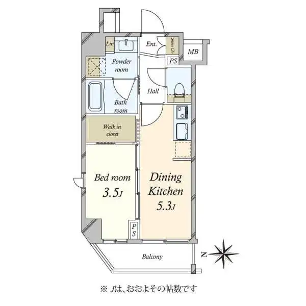 クレイシアＩＤＺ祐天寺 間取図