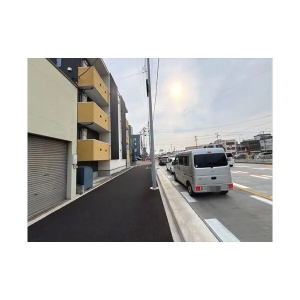 名古屋市南区港東通1丁目 前面道路(2026年6月撮影)