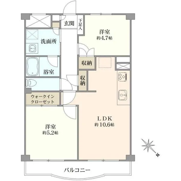 BLESSA西日暮里 間取図