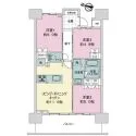 ライオンズ柏旭町サーパスレジデンス 間取図