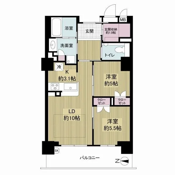 マスターズマンション吹田千里丘中楽坊 間取り図です♪
