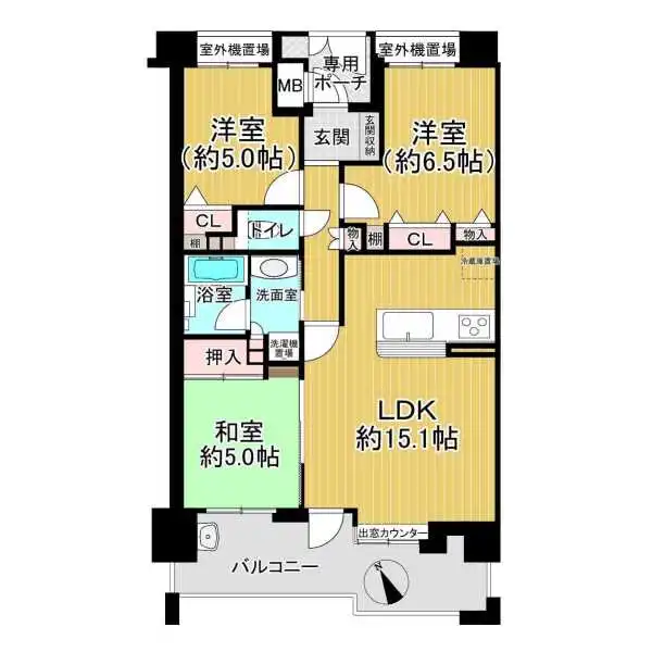 クレアシティ布施 間取図