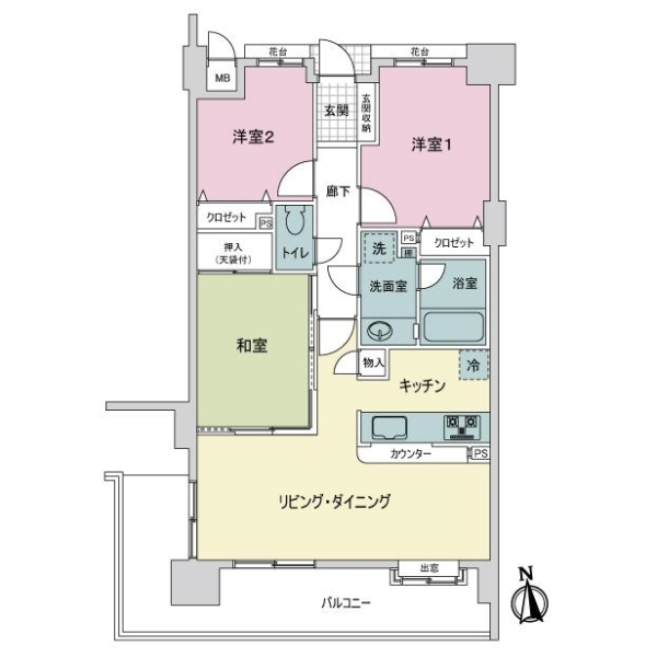ファミール成増グランデージ 間取図