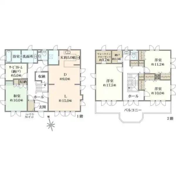 名古屋市名東区西里町４丁目 間取図