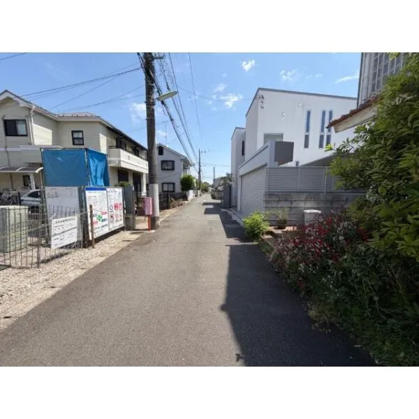 世田谷区桜上水2丁目 前面道路含む現地写真