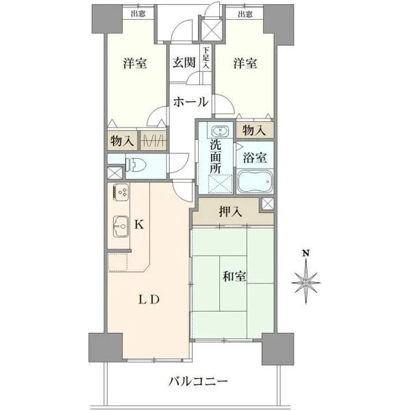 ライオンズマンション新大阪第六 間取図