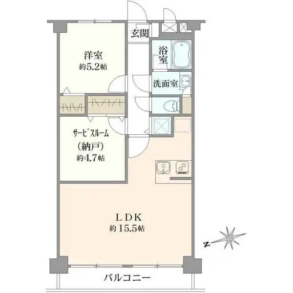 秀和清澄レジデンス 間取図