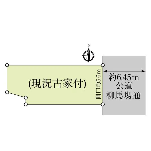 京都市中京区柳馬場通二条下る等持寺町 間取図