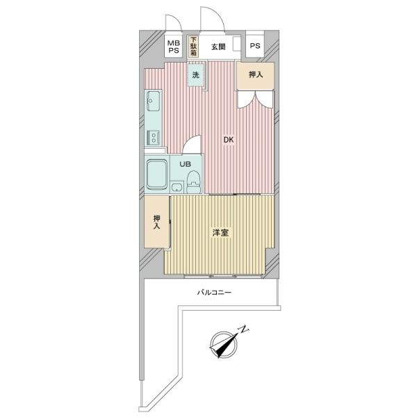マンション御殿山 間取図
