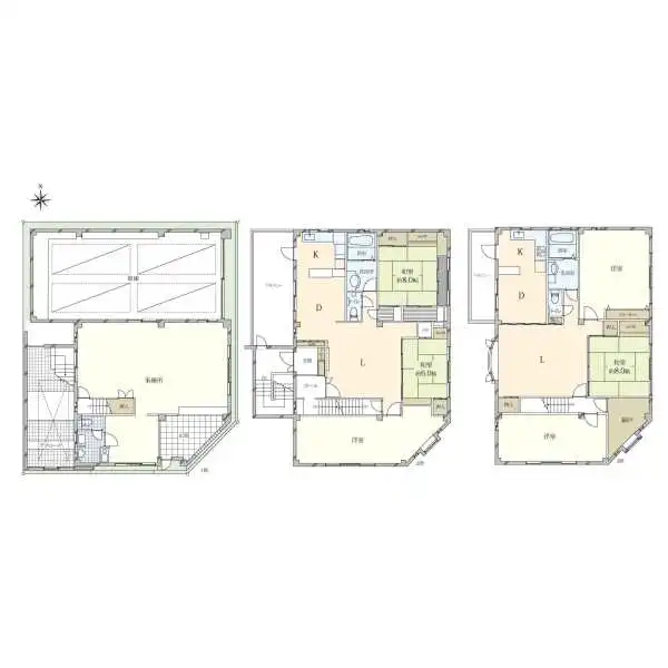 大阪市東住吉区中野１丁目 間取図