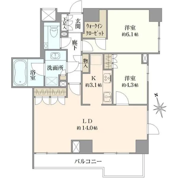 ブランズ西荻窪 間取図
