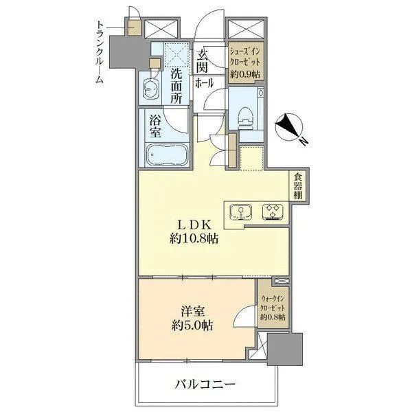 MID　TOWER　GRAND 間取図(平面図)