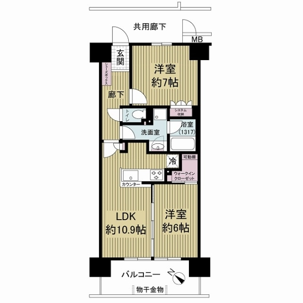 ブランシエラ新長田 間取図
