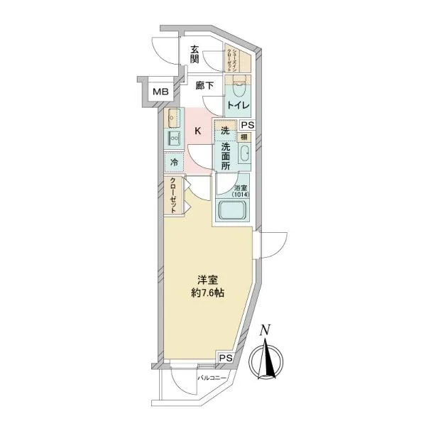 アンベリール大山ＷＥＳＴ 間取図