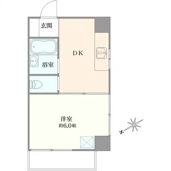 池田山スカイマンション 間取図