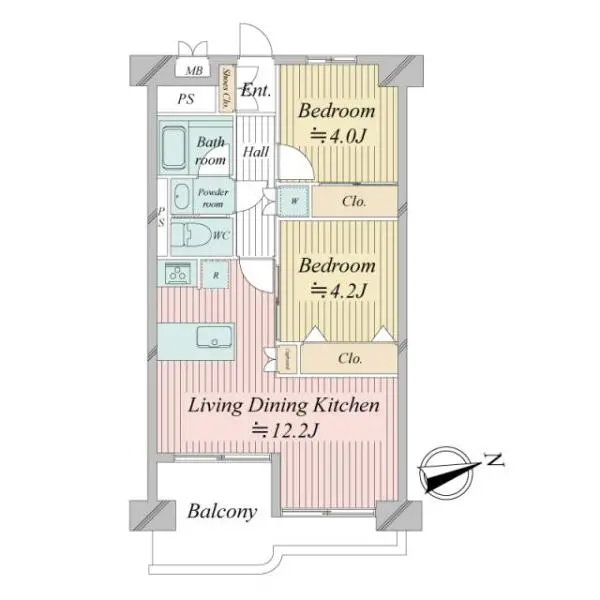 トキワパレス 間取図