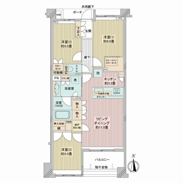 ヴィークステージ練馬豊玉桜ＨＯＵＳＥ 間取図