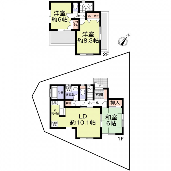 船橋市旭町２丁目 間取図