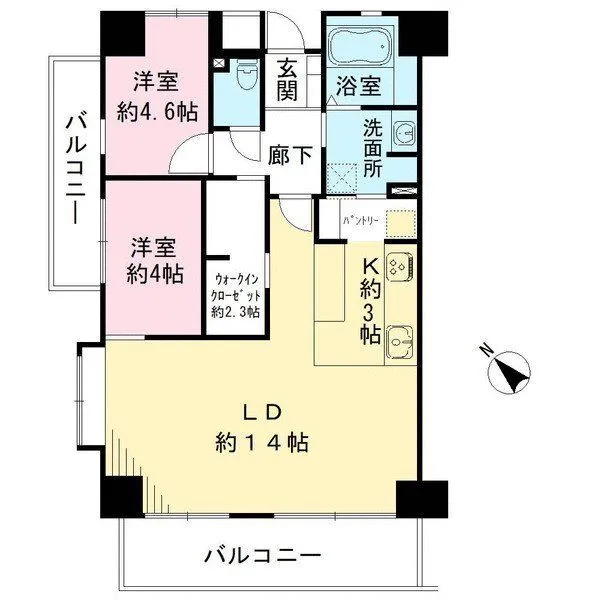 ブルックス神戸 間取図