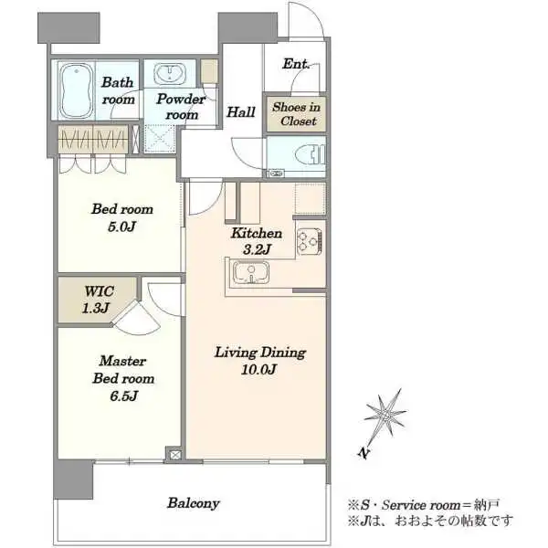 スカイズタワーガーデン 間取図