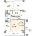 プラウド杉並和田グランドコート 間取図