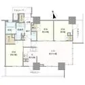 プラウドタワー阿倍野 間取図