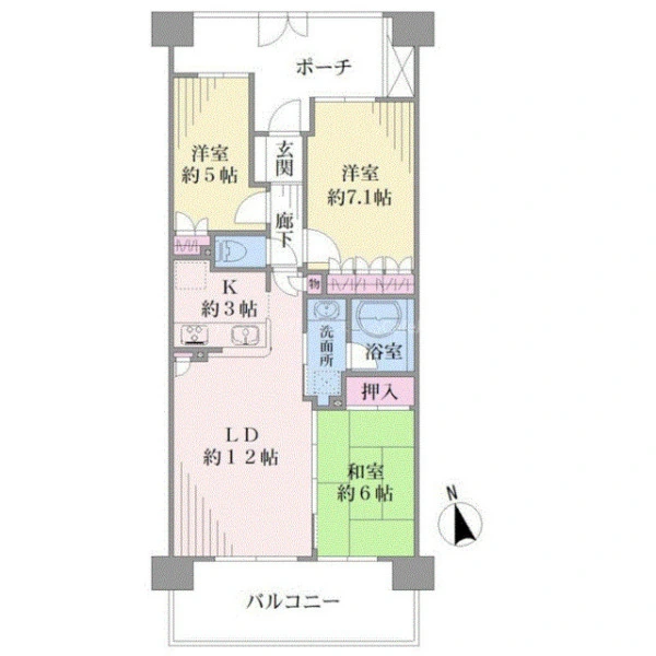アイランドグレース 間取図