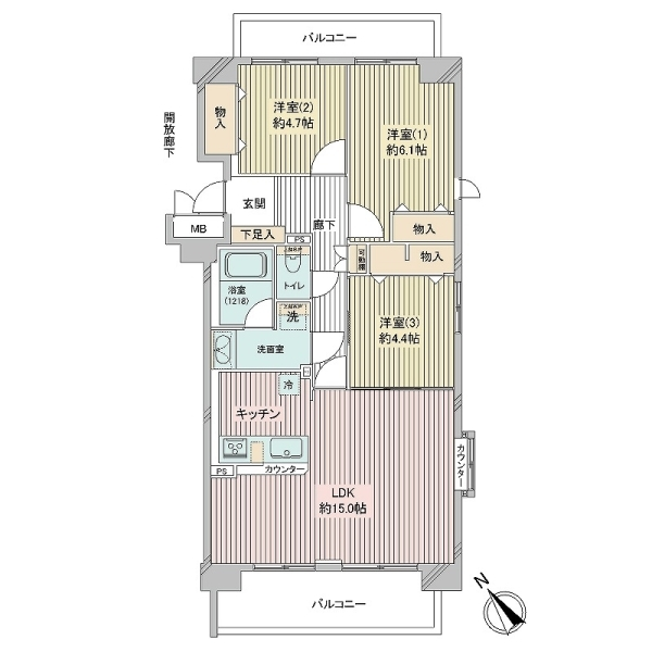 サンクレスト川口 間取図