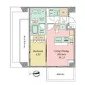 リストレジデンス等々力 西×北×東の三方角住戸です。東側に開口部はありませんが共用階段側に面しています。上階もなくプライバ…