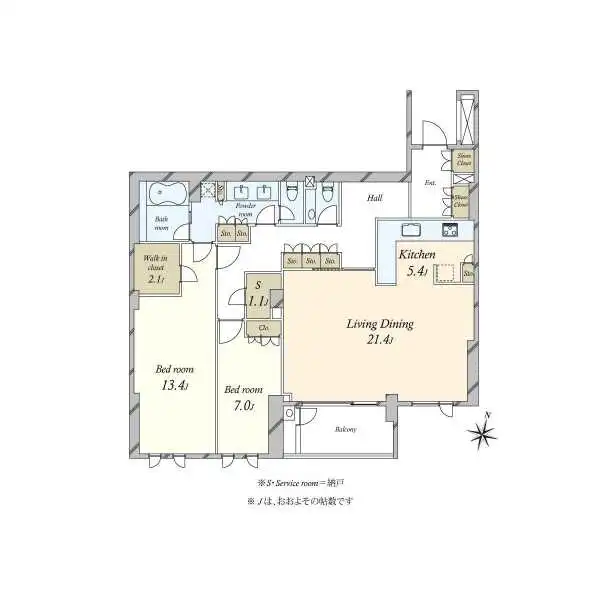 ブリスベージュ神宮前 間取図