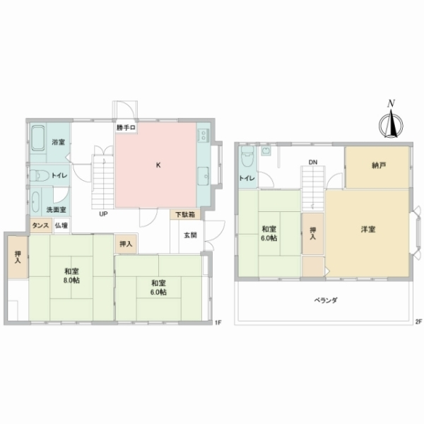 府中市是政５丁目 間取図
