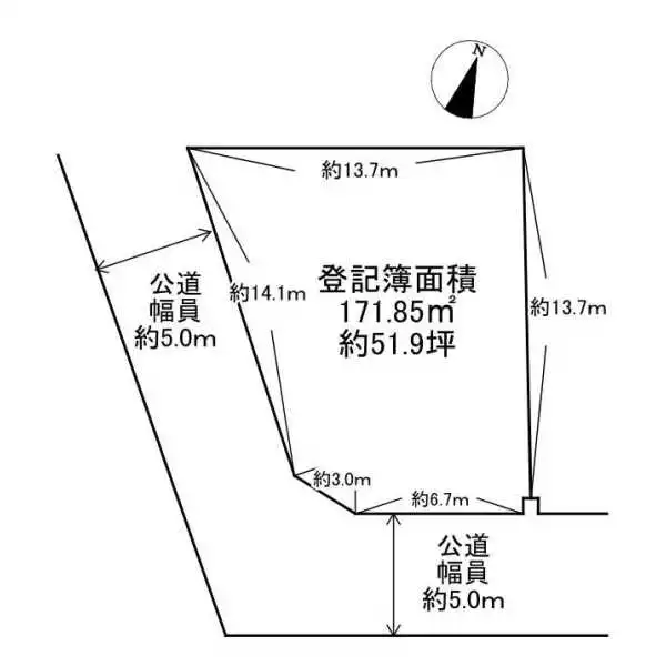 流山市後平井 間取図