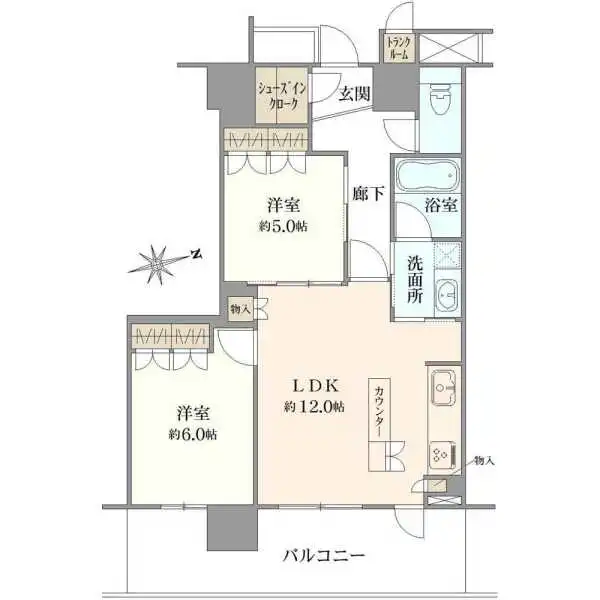 クリオレジダンスタワー横濱鶴ヶ峰 間取図