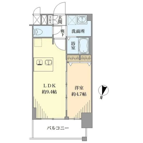 プレサンス新大阪ジェイズ 間取図
