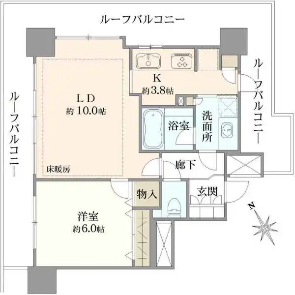 シルエタワーヨコハマ 間取図