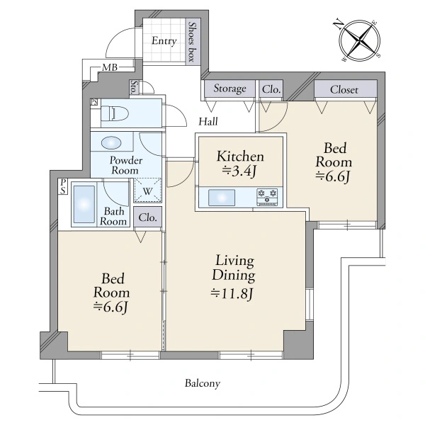 ガーデンプラザ新検見川２０番館 間取図
