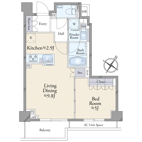 グランスイート三軒茶屋レジデンス 間取図