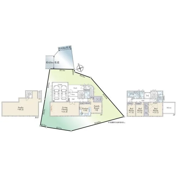 品川区上大崎１丁目 間取図