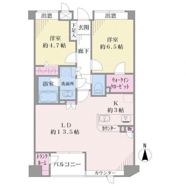 グレイス横浜ポートシティ 間取図