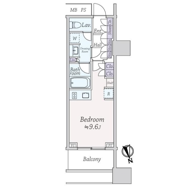 三田ガーデンヒルズＮ棟 間取図
