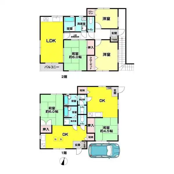 神戸市東灘区本庄町２丁目 間取図