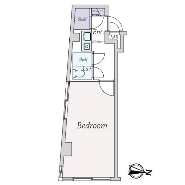 ライオンズマンション赤坂志津林 間取図