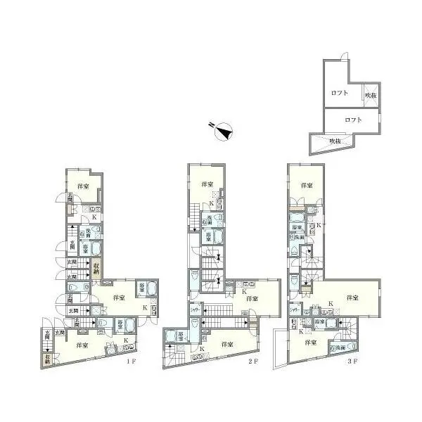 練馬区旭丘２丁目 間取図