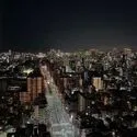 パークハウス清澄白河タワー 27階住戸からの夜景眺望