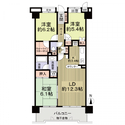 サンパーク高岳駅前 間取図