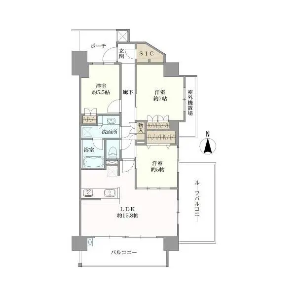 レーベン北千住スカイブレスタワー　 間取図